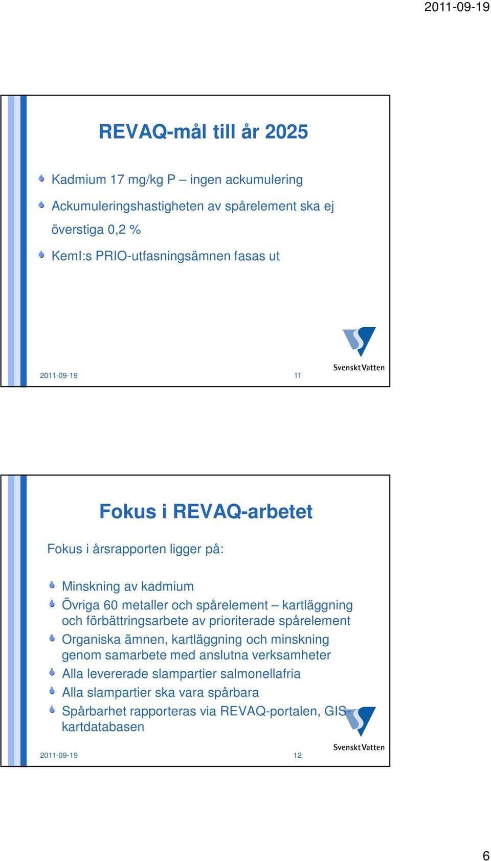 spårelement kartläggning och förbättringsarbete av prioriterade spårelement Organiska ämnen, kartläggning och minskning genom samarbete med