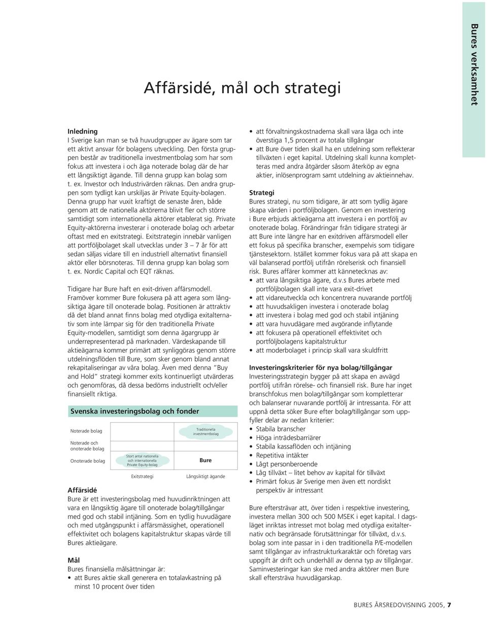 Investor och Industrivärden räknas. Den andra gruppen som tydligt kan urskiljas är Private Equity-bolagen.