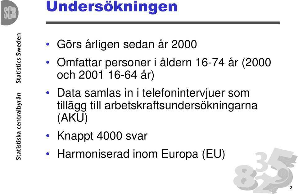 telefonintervjuer som tillägg till