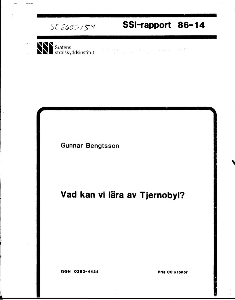 Bengtsson Vad kan vi lära av