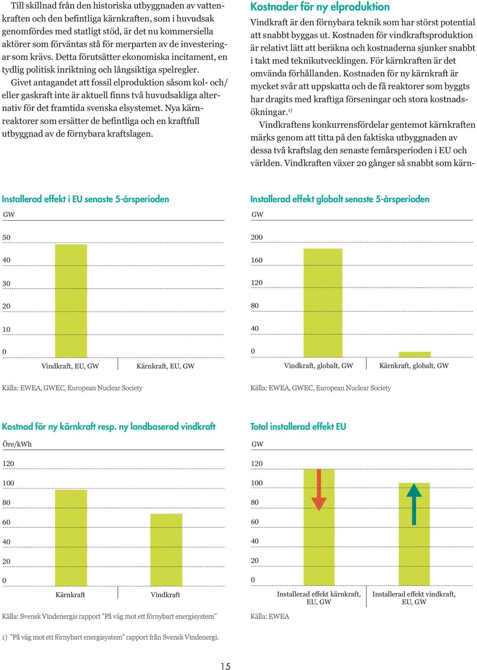 Givet antagandet att fossil elproduktion såsom kol- och/ eller gaskraft inte är aktuell finns två huvudsakliga alternativ för det framtida svenska elsystemet.