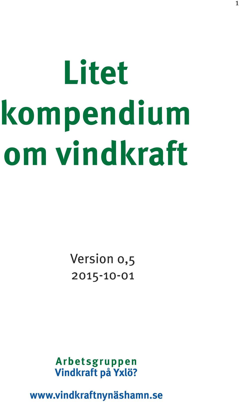 2015-10-01 Arbetsgruppen
