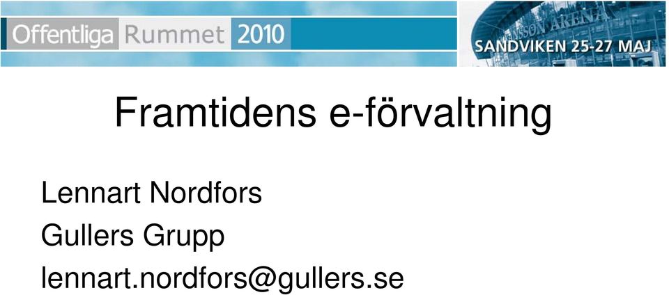 Lennart Nordfors