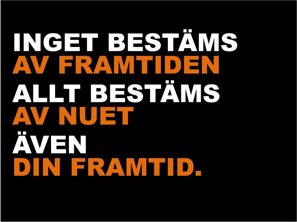 BESTÄMS AV NUET