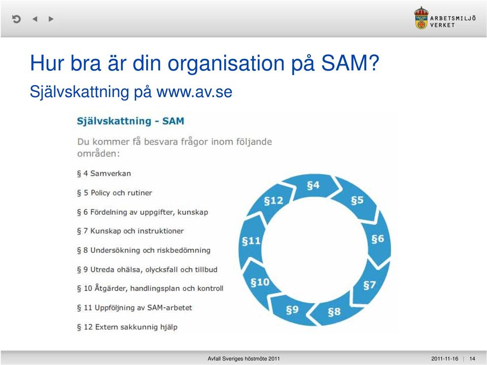 Självskattning på www.av.