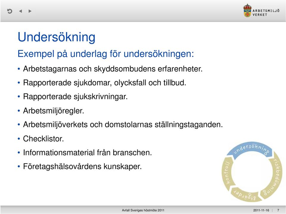 Arbetsmiljöregler. Arbetsmiljöverkets och domstolarnas ställningstaganden. Checklistor.