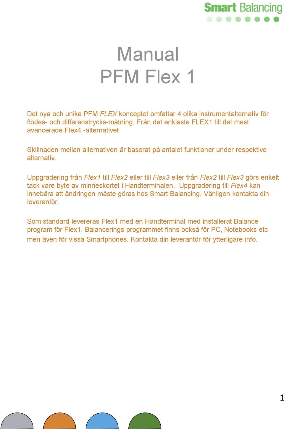 Uppgradering från Flex1 till Flex2 eller till Flex3 eller från Flex2 till Flex3 görs enkelt tack vare byte av minneskortet i Handterminalen.