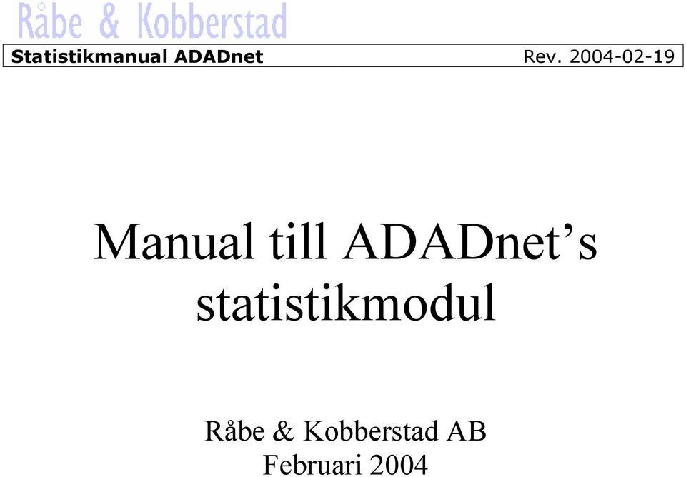 statistikmodul