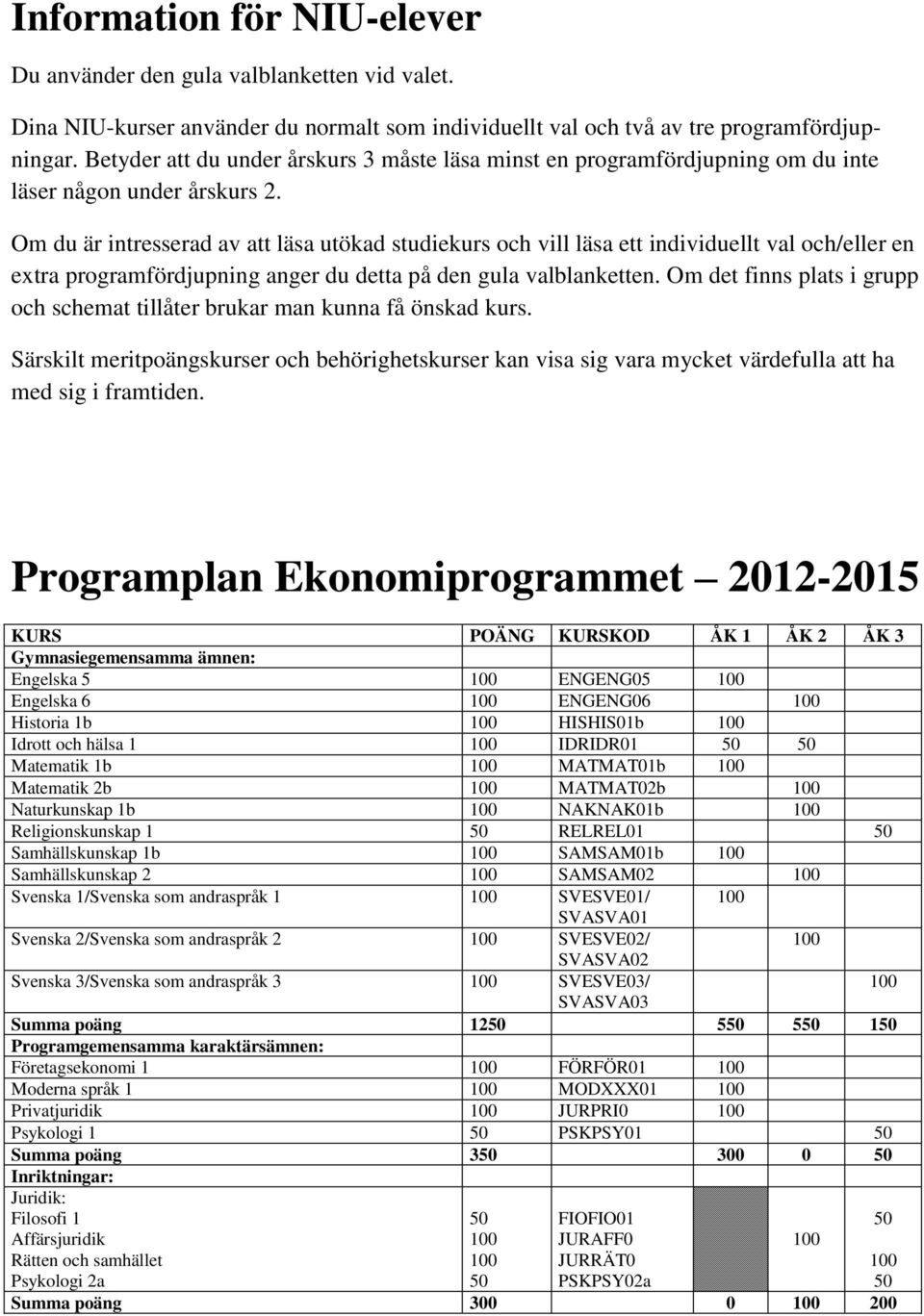 Om du är intresserad av att läsa utökad studiekurs och vill läsa ett individuellt val och/eller en extra programfördjupning anger du detta på den gula valblanketten.