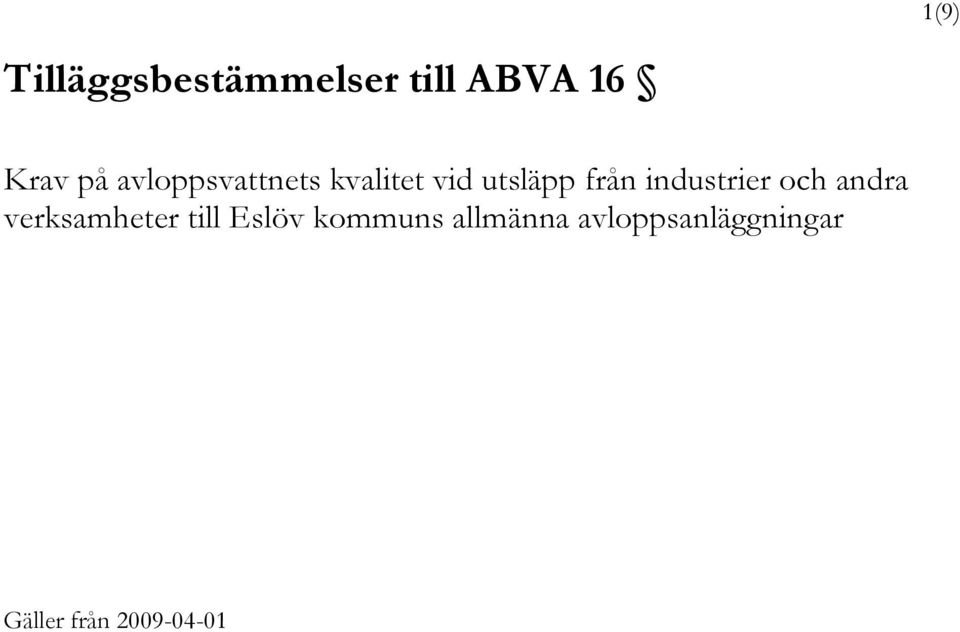 industrier och andra verksamheter till Eslöv