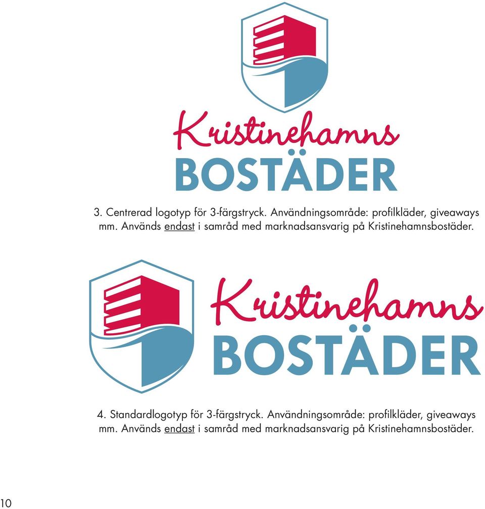 Används endast i samråd med marknadsansvarig på Kristinehamnsbostäder. 4.