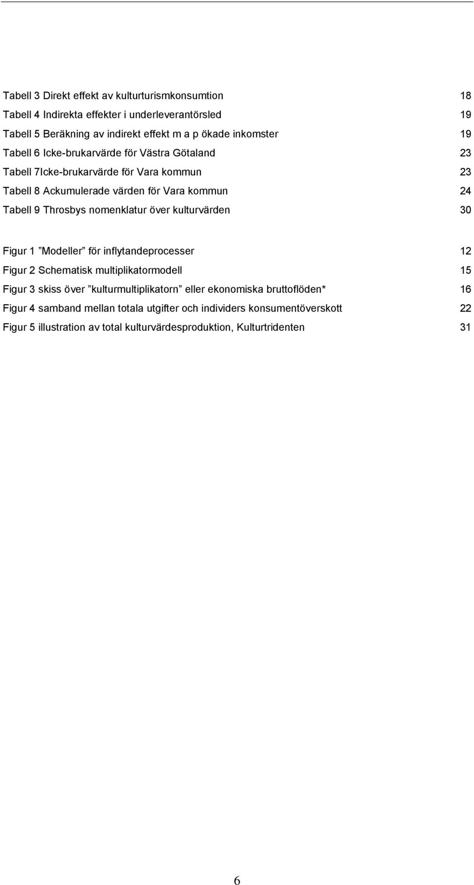 nomenklatur över kulturvärden 30 Figur 1 Modeller för inflytandeprocesser 12 Figur 2 Schematisk multiplikatormodell 15 Figur 3 skiss över kulturmultiplikatorn eller