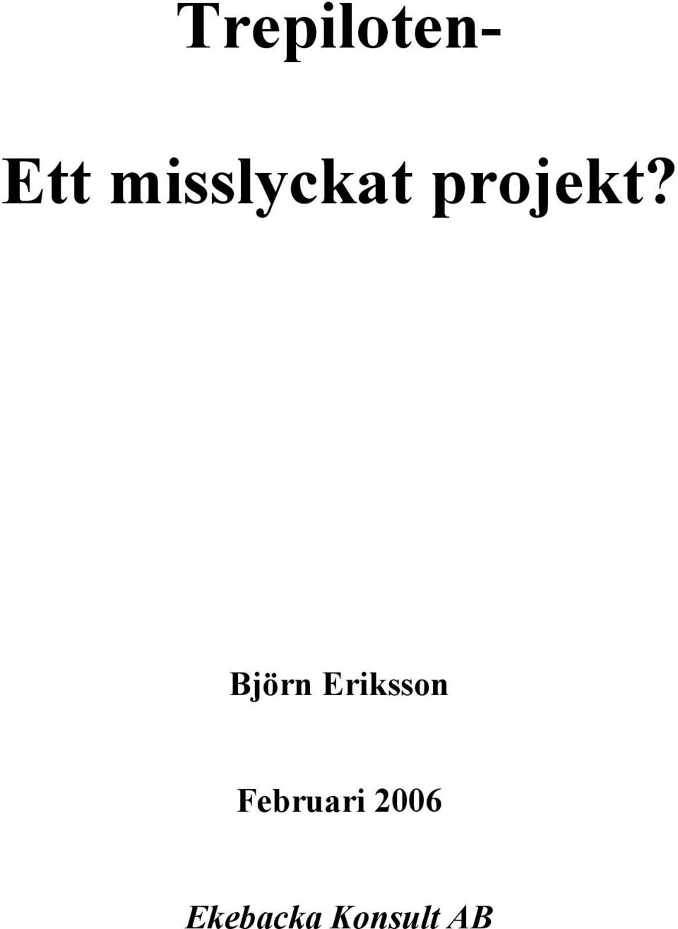 Björn Eriksson