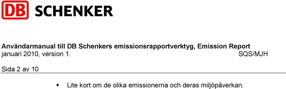 emissionerna och