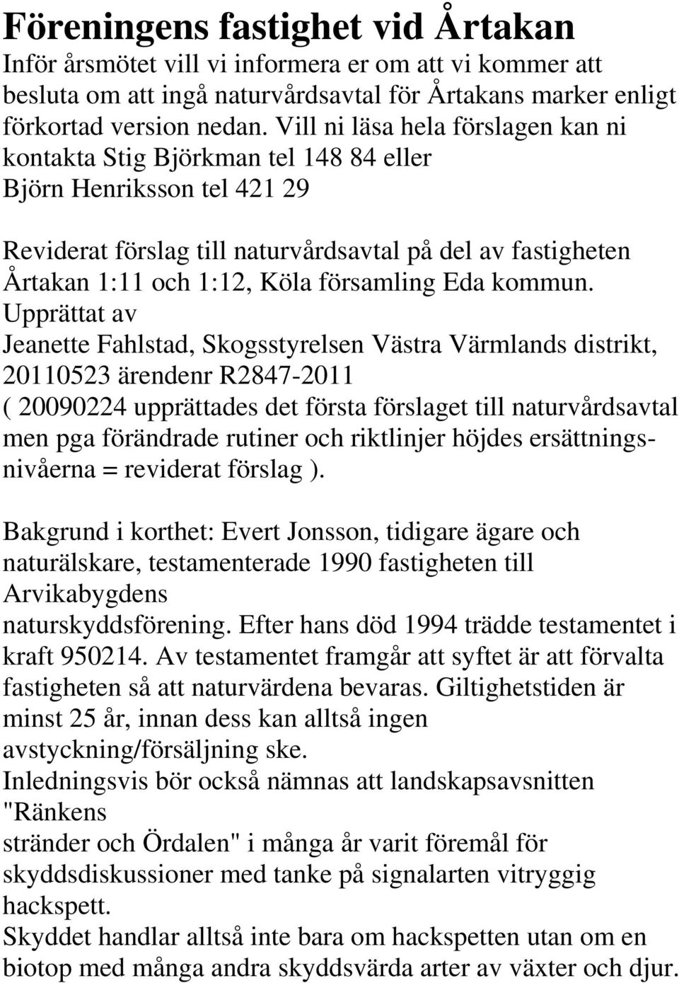 församling Eda kommun.