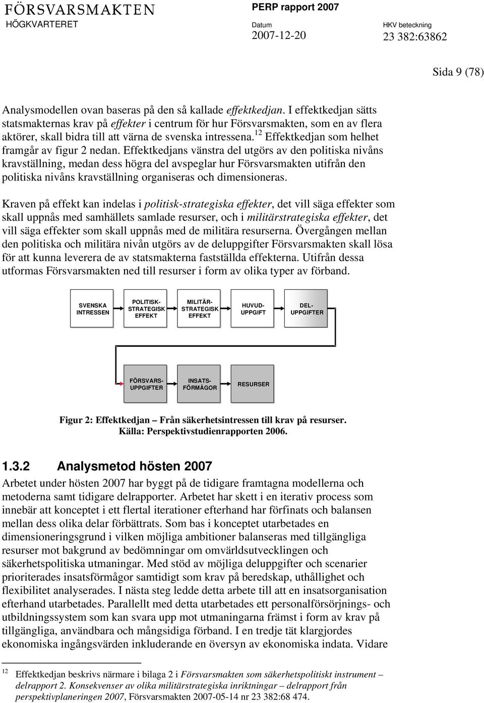 12 Effektkedjan som helhet framgår av figur 2 nedan.