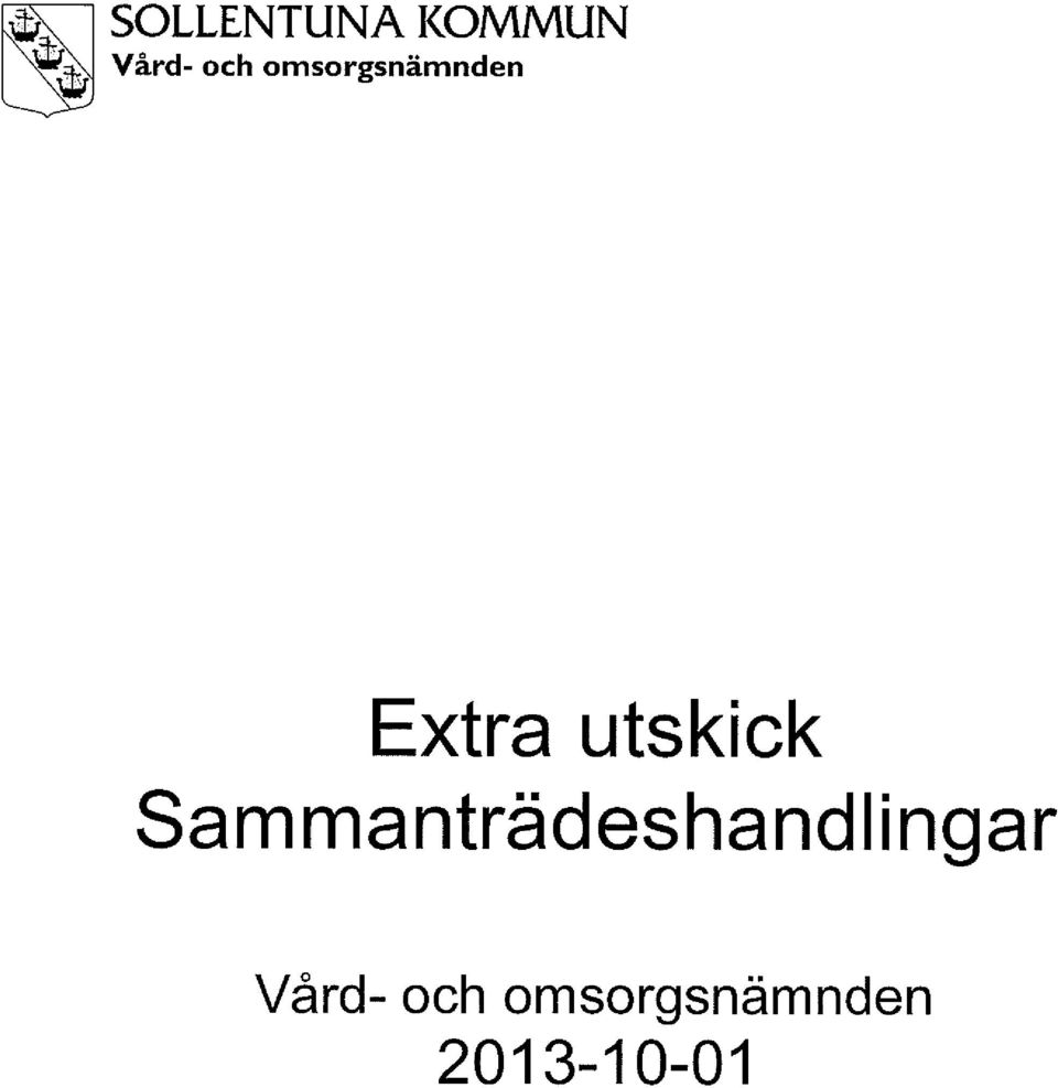 Sammanträdeshandlingar Vård-