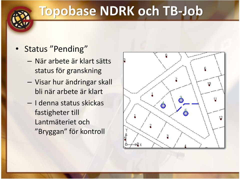 skall bli när arbete är klart I denna status skickas