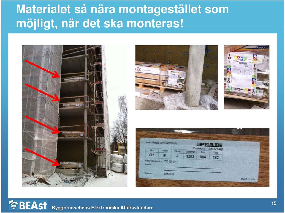 montagestället