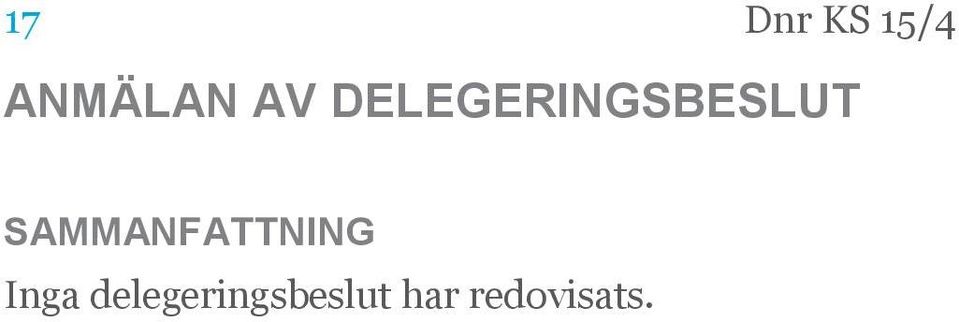 DELEGERINGSBESLUT