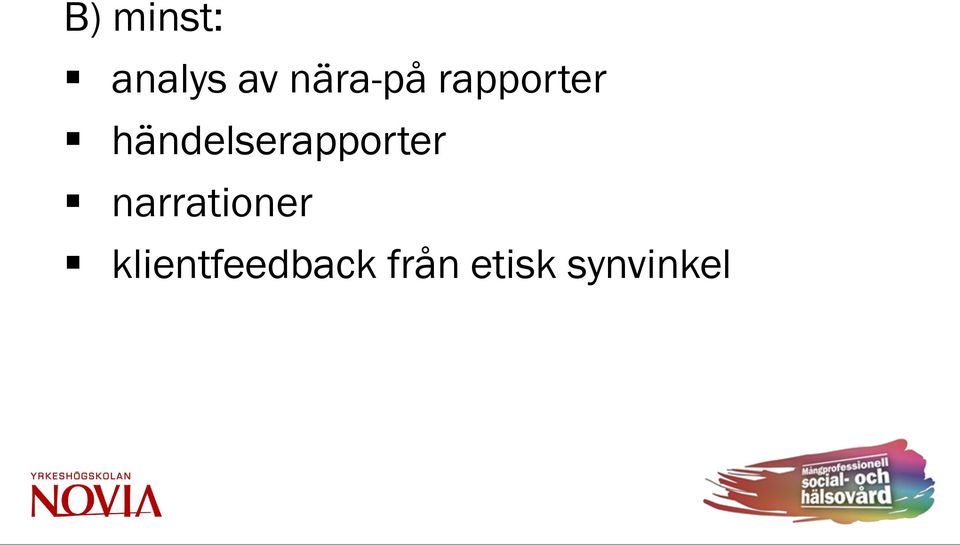 händelserapporter