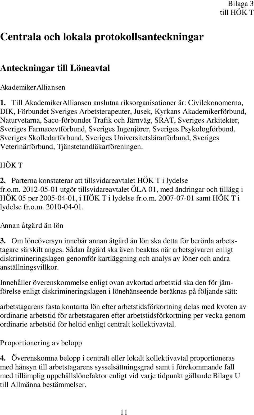 SRAT, Sveriges Arkitekter, Sveriges Farmacevtförbund, Sveriges Ingenjörer, Sveriges Psykologförbund, Sveriges Skolledarförbund, Sveriges Universitetslärarförbund, Sveriges Veterinärförbund,