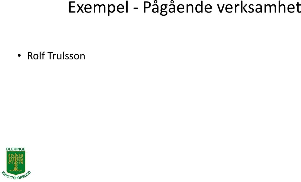 Exempel -