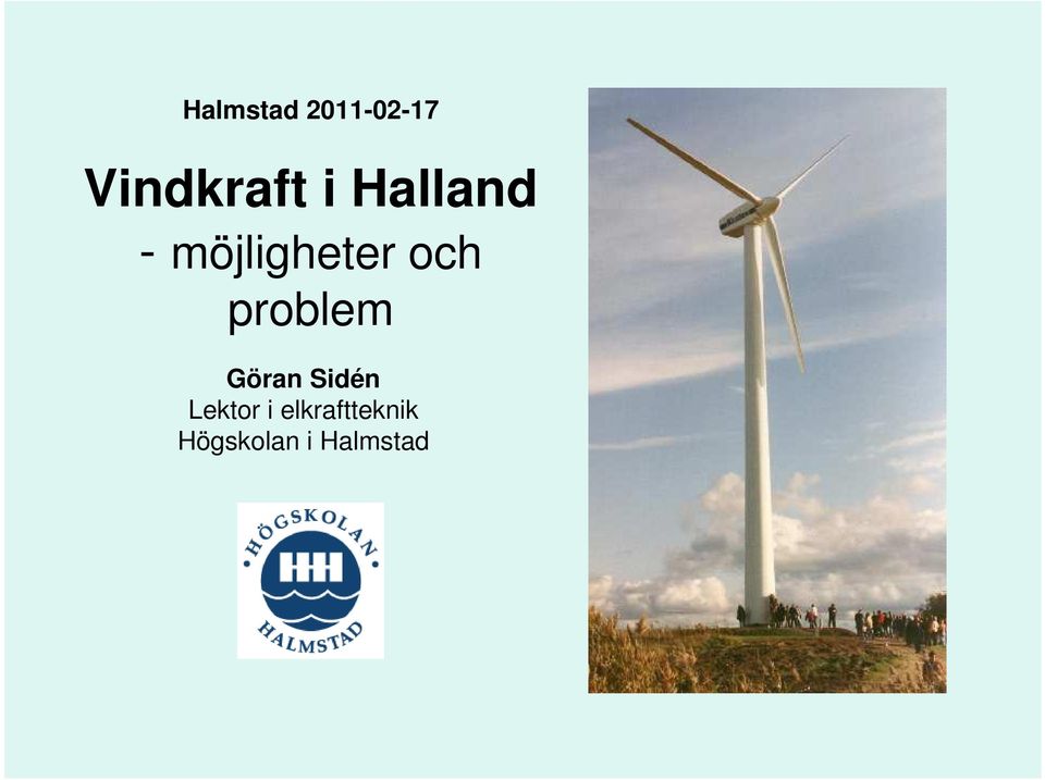 problem Göran Sidén Lektor i
