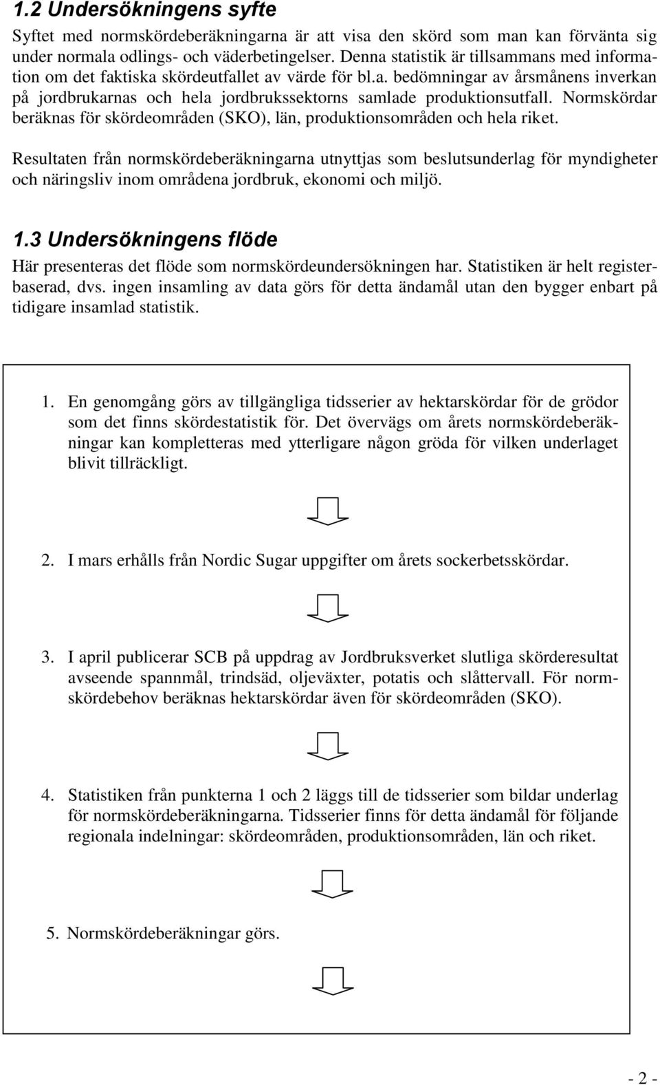 Normskördar beräknas för skördeområden (SKO), län, produktionsområden och hela riket.