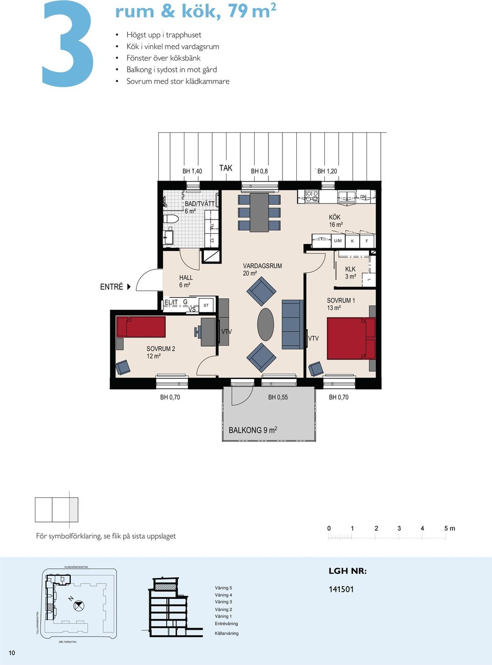 med stor klädkammare BH 1,40 TA BH 0,8 BH 1,20 TM 1 TT ETRÉ HA