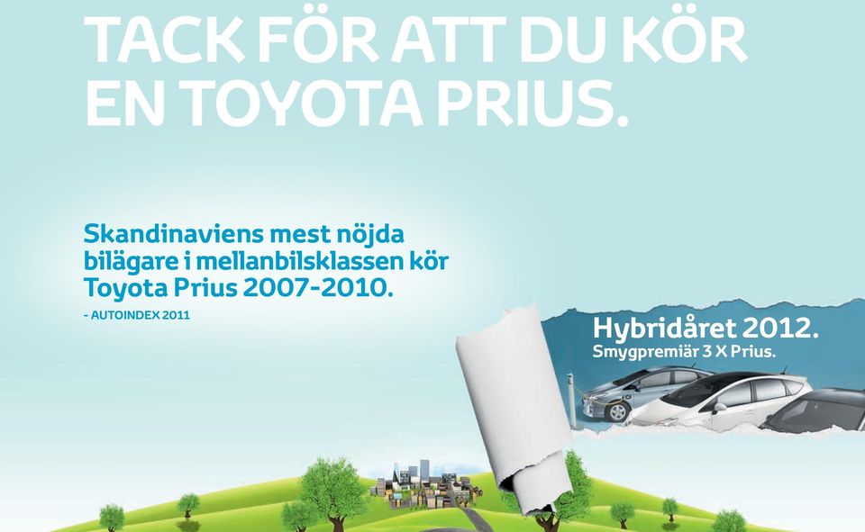 mellanbilsklassen kör Toyota Prius