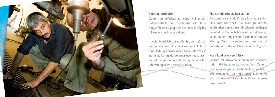 Som en del i varje företags etablering deltar alla i utformningen av sin organisation. Fler sociala företag kan startas Att starta ett socialt företag kan vara svårt.
