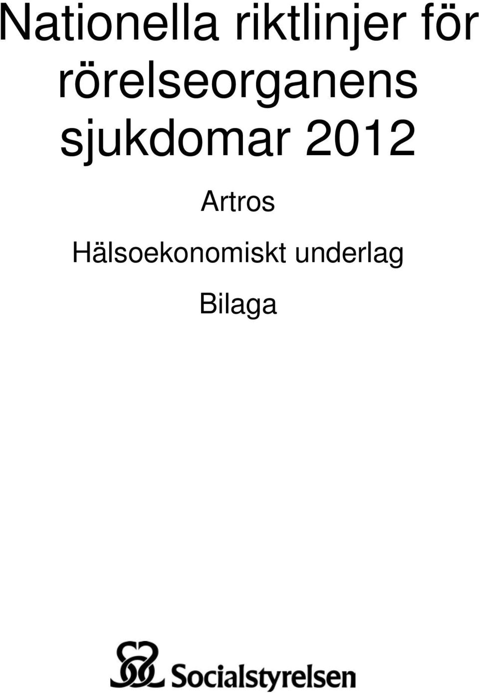 sjukdomar 2012 Artros