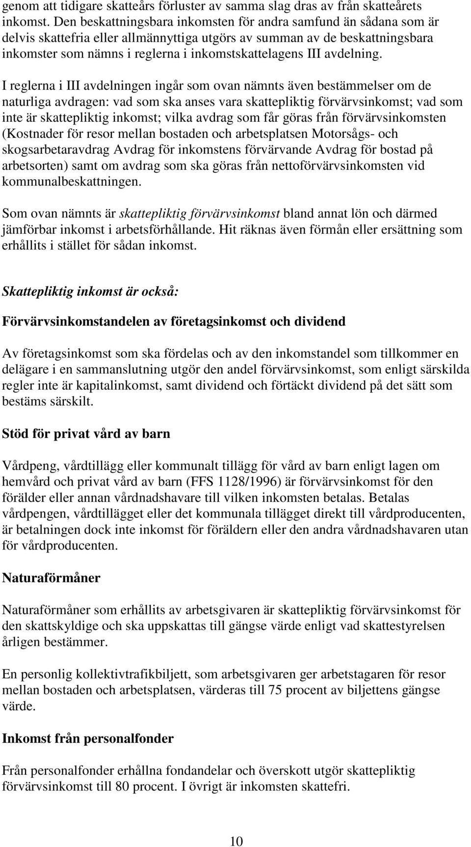 III avdelning.