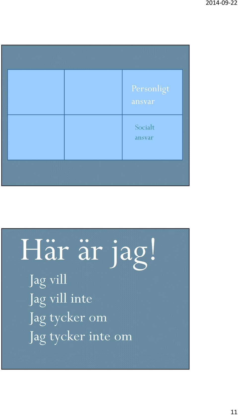 Jag vill Jag vill inte