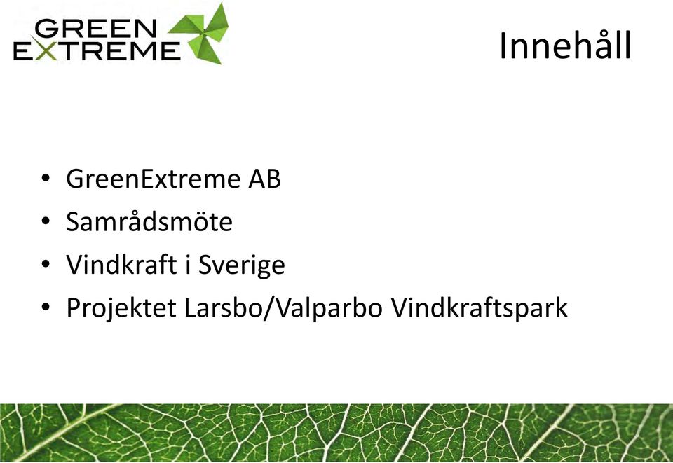Sverige Projektet