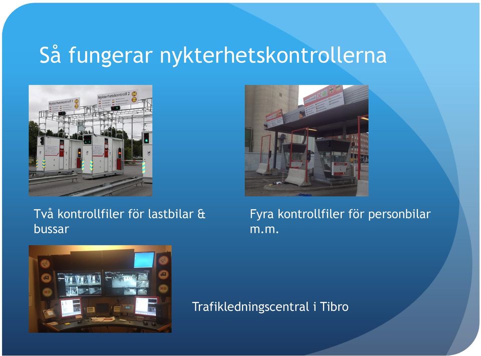 bussar Fyra kontrollfiler för