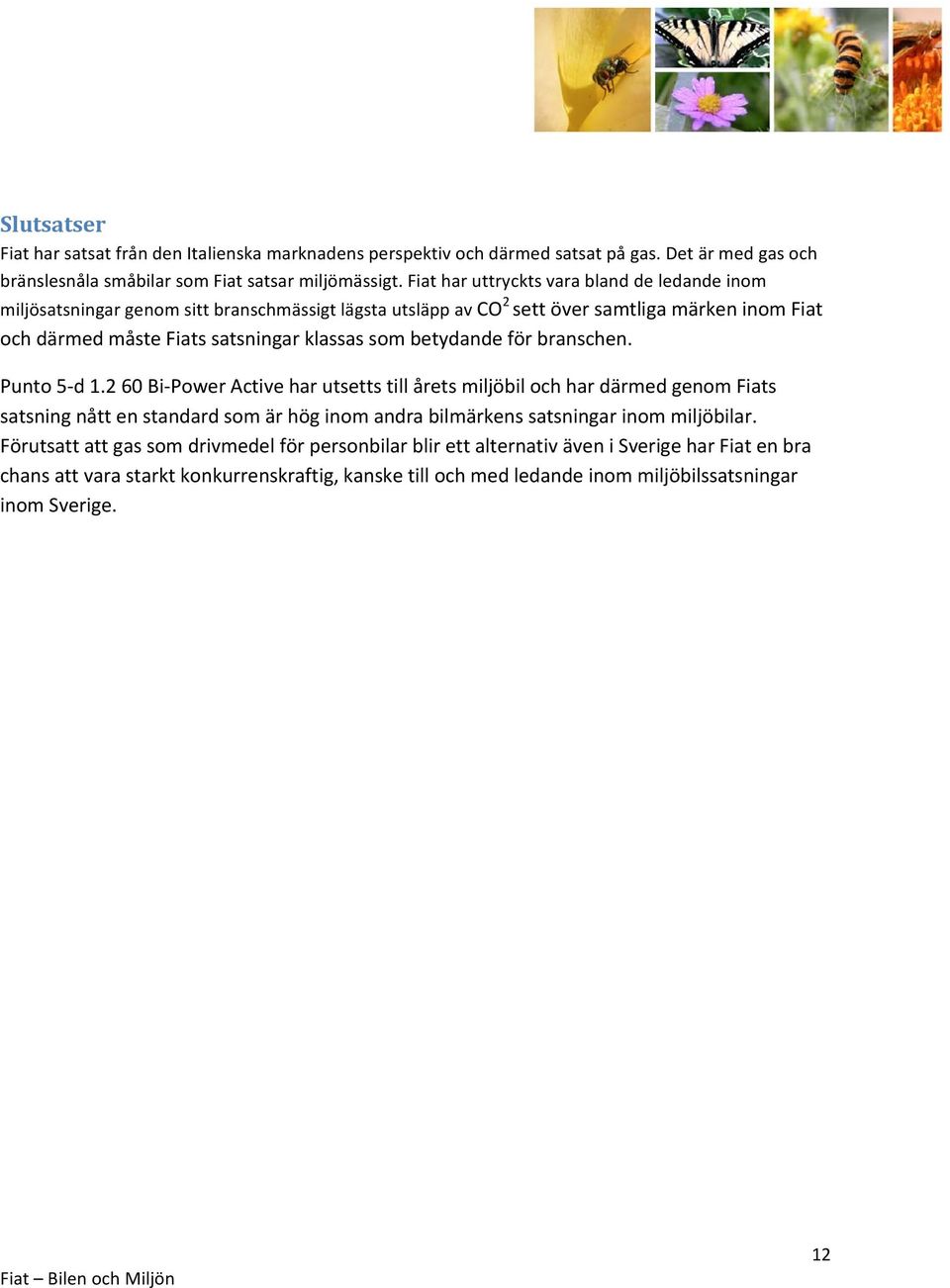 betydande för branschen. Punto 5 d 1.