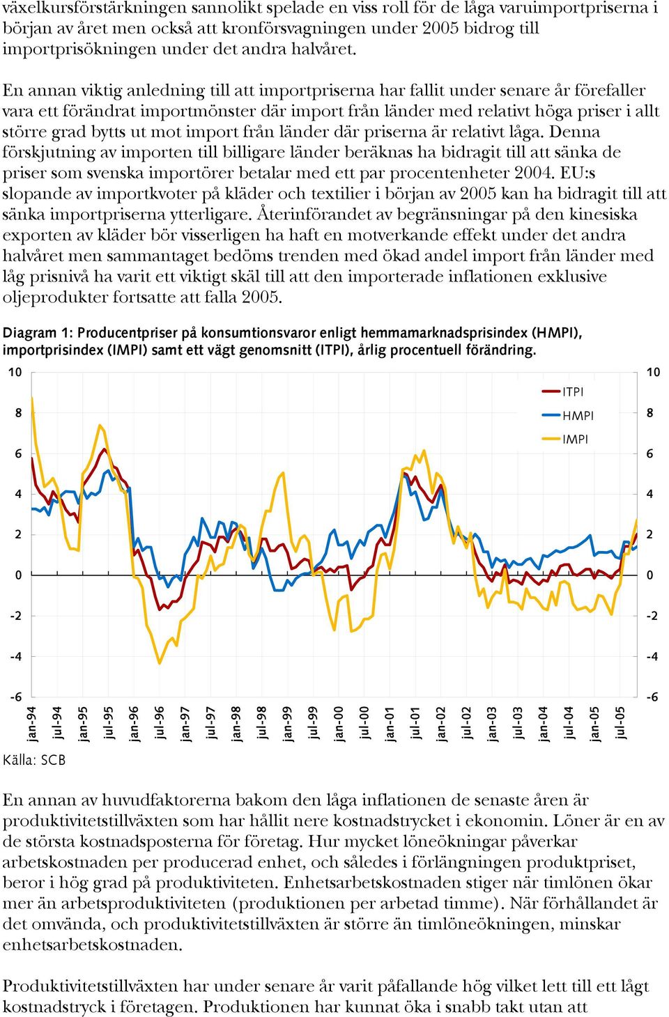 En annan viktig anledning till att importpriserna har fallit under senare år förefaller vara ett förändrat importmönster där import från länder med relativt höga priser i allt större grad bytts ut