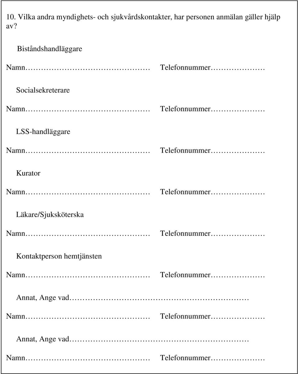 Biståndshandläggare Socialsekreterare LSS-handläggare