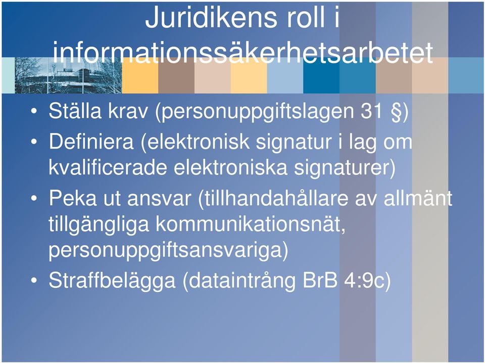 kvalificerade elektroniska signaturer) Peka ut ansvar (tillhandahållare av