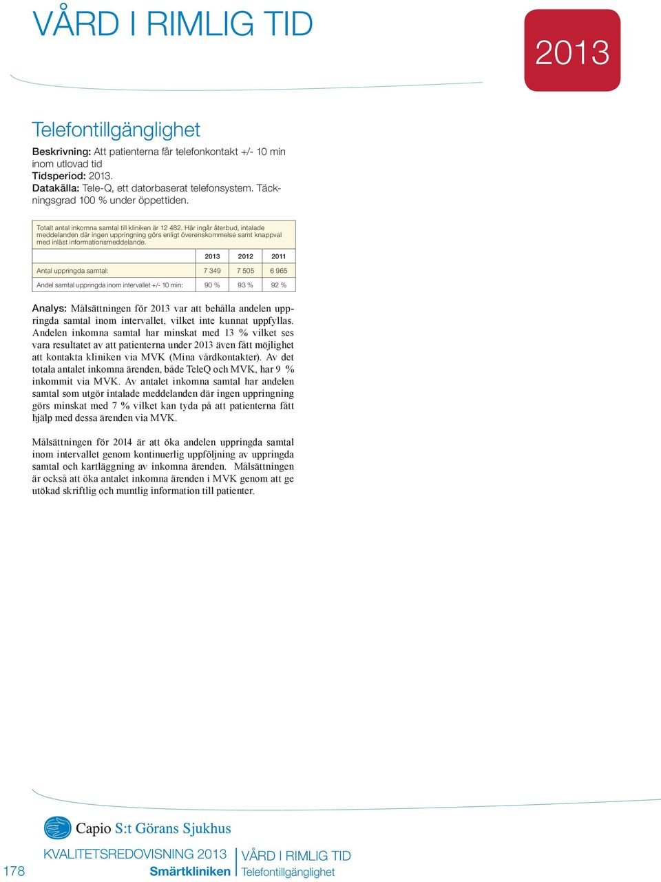 Här ingår återbud, intalade meddelanden där ingen uppringning görs enligt överenskommelse samt knappval med inläst informationsmeddelande.