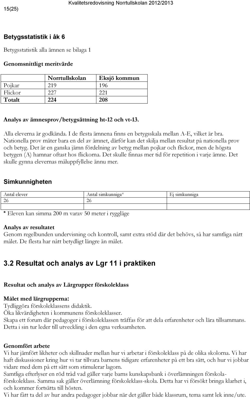 Nationella prov mäter bara en del av ämnet, därför kan det skilja mellan resultat på nationella prov och betyg.