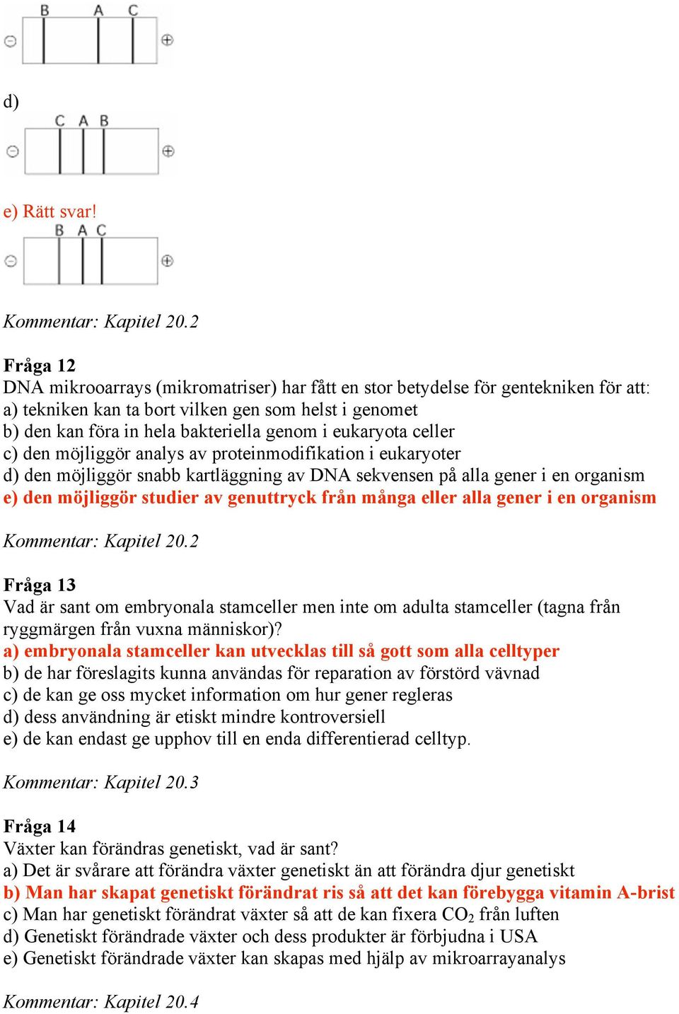 eukaryota celler c) den möjliggör analys av proteinmodifikation i eukaryoter d) den möjliggör snabb kartläggning av DNA sekvensen på alla gener i en organism e) den möjliggör studier av genuttryck