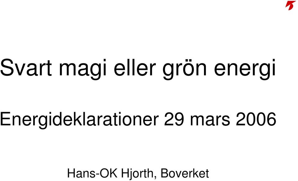 Energideklarationer