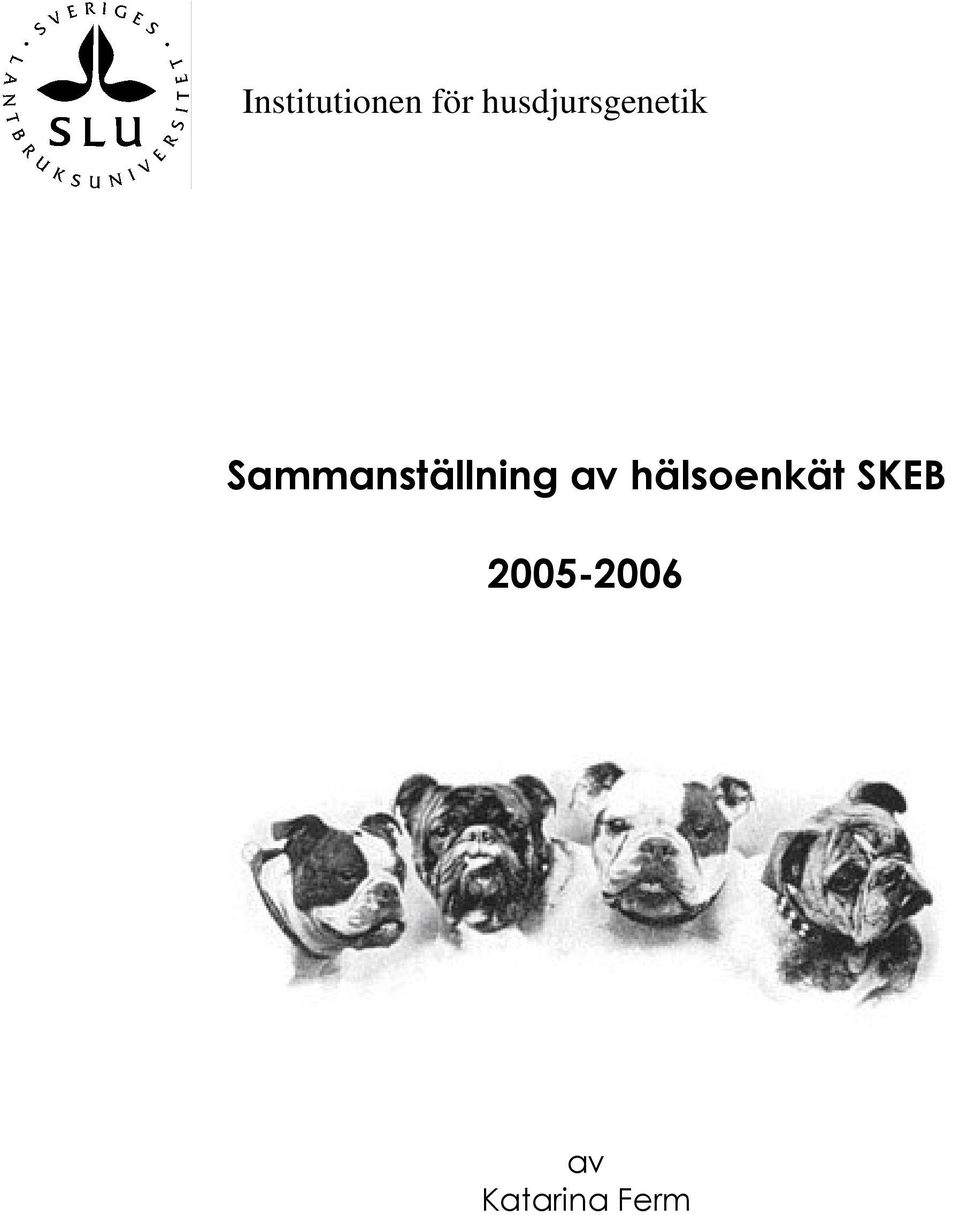Sammanställning av