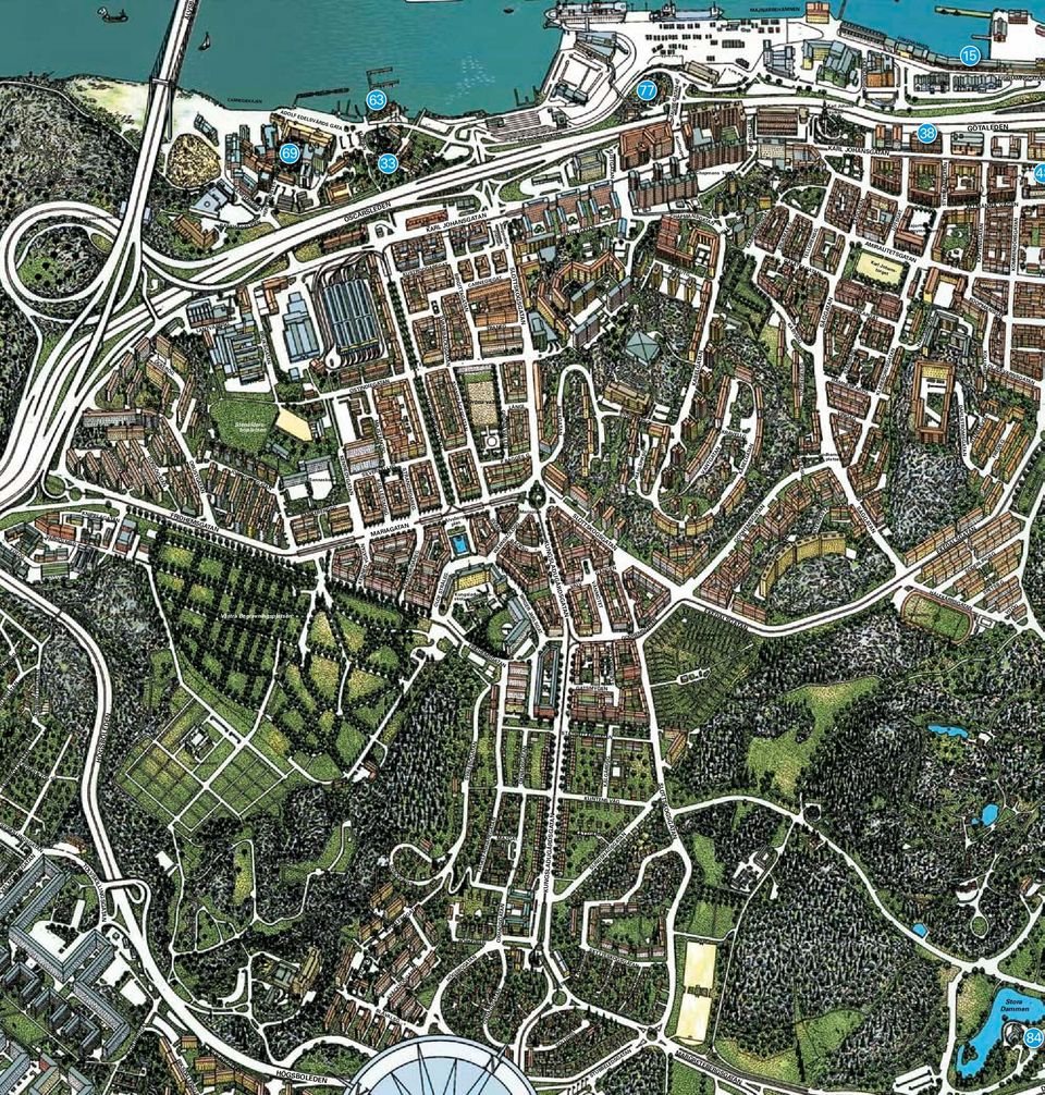 GRÖNA GATAN KUSTGATAN SEGLAR EGAT. Kusttorget CHAPMANSGATAN BLÅSUTG. Chapmans Torg HELLSTEDSG. BETZENSGAT. MARIEBERGSGAT. KRUKMAK.G. GALATEAGATAN TELLGRENSG.