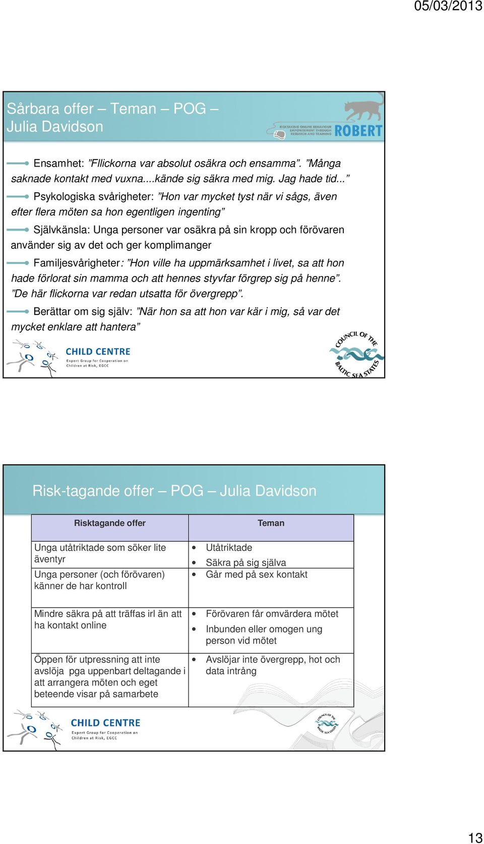 och ger komplimanger Familjesvårigheter: Hon ville ha uppmärksamhet i livet, sa att hon hade förlorat sin mamma och att hennes styvfar förgrep sig på henne.