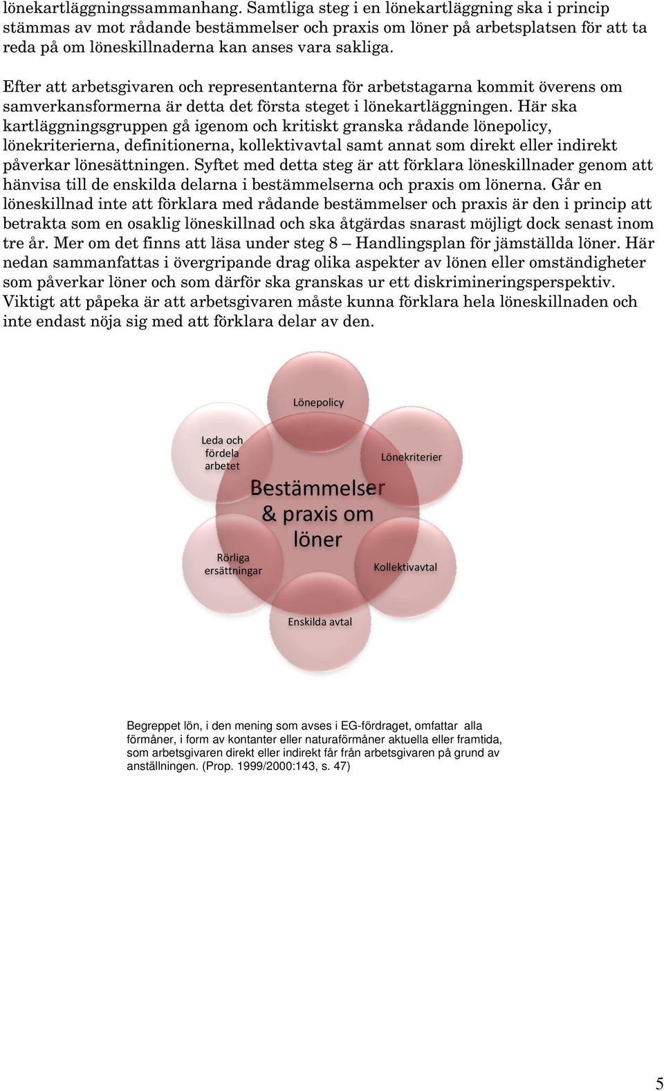 Efter att arbetsgivaren och representanterna för arbetstagarna kommit överens om samverkansformerna är detta det första steget i lönekartläggningen.