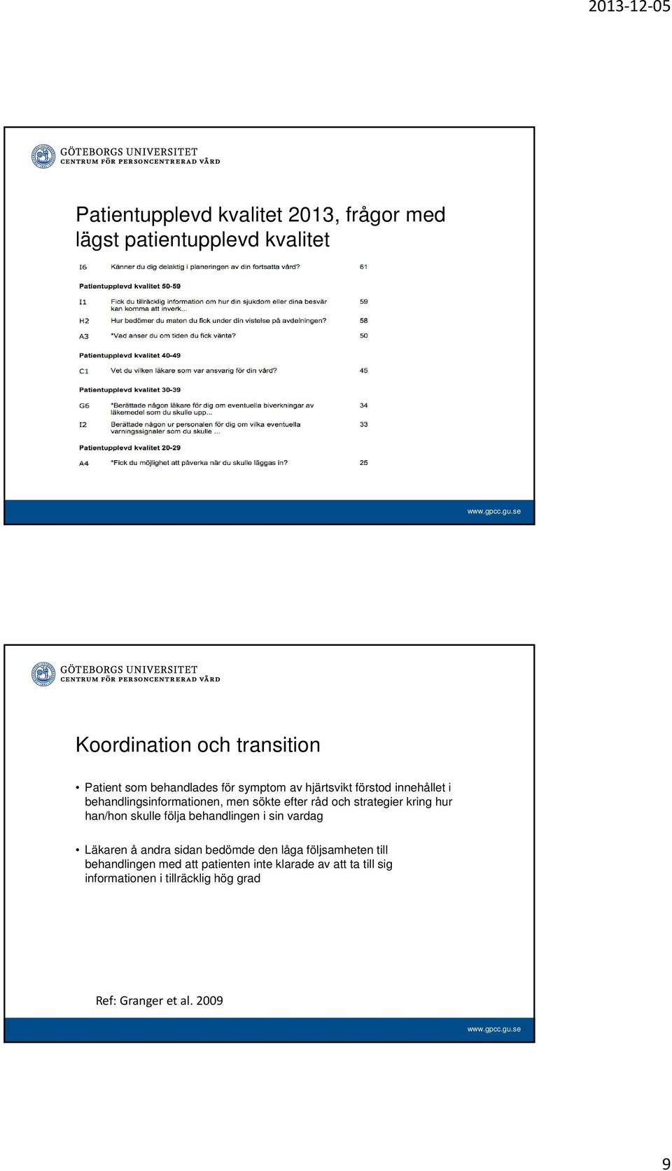 strategier kring hur han/hon skulle följa behandlingen i sin vardag Läkaren å andra sidan bedömde den låga